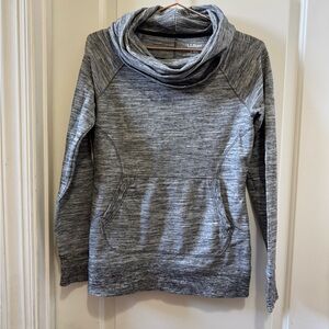 L.L. Bean Gray Cowl Neck Sweater